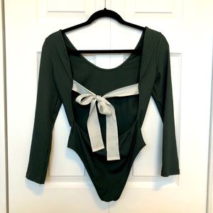 Topshop Backless Bodysuit